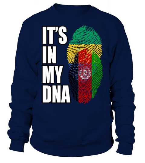Gambian And Afghanistan Mix Heritage DNA Flag Sweatshirt Unisex