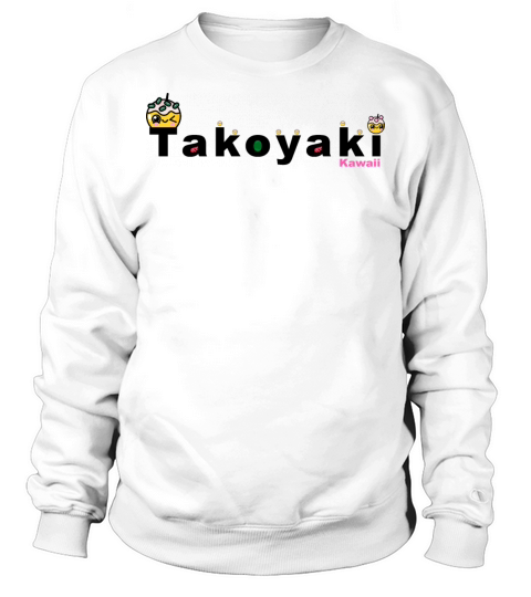 Kawaii Takoyaki Cute Japanese Food Vintage Design Sweatshirt Unisex