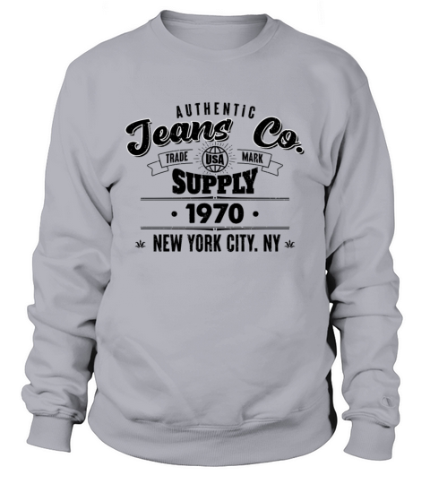 New York City Born In 1970 Vintage Birthday Sweatshirt Unisex