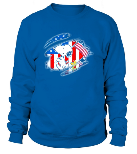 SNOOPY FLAG Sweatshirt Unisex