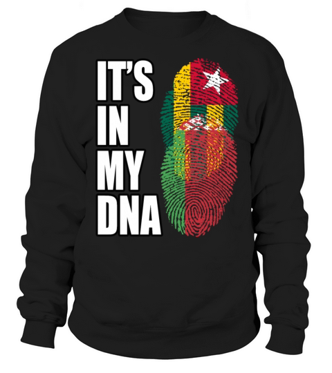 Togolese And Belarusian Mix Heritage DNA Flag Sweatshirt Unisex