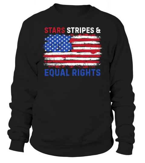 Vintage USA Flag x Stars Stripes Equal Rights Sweatshirt Unisex