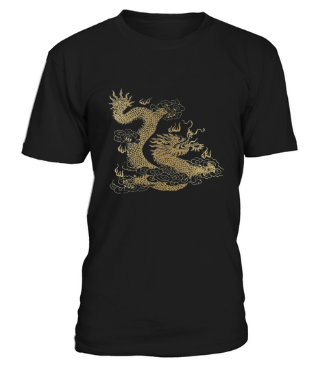 Chinese Golden Dragon T Shirt T-Shirt Unisex