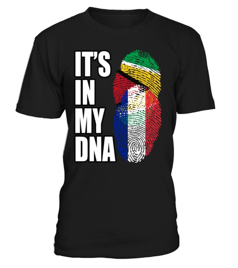 Guyanese And French Mix Heritage DNA Flag T-Shirt Unisex