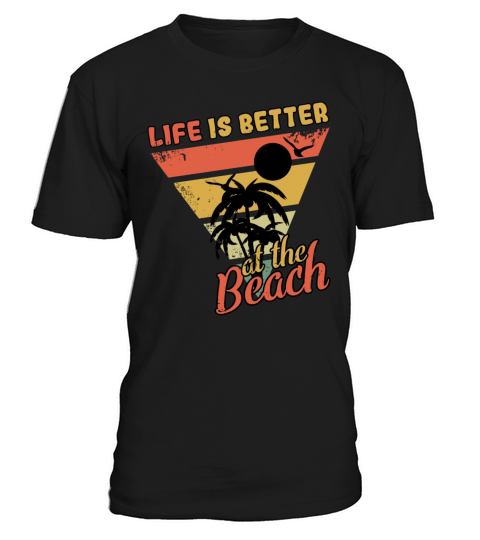 Vintage Life Better Beach 2022 Tropical Summer T-Shirt Unisex