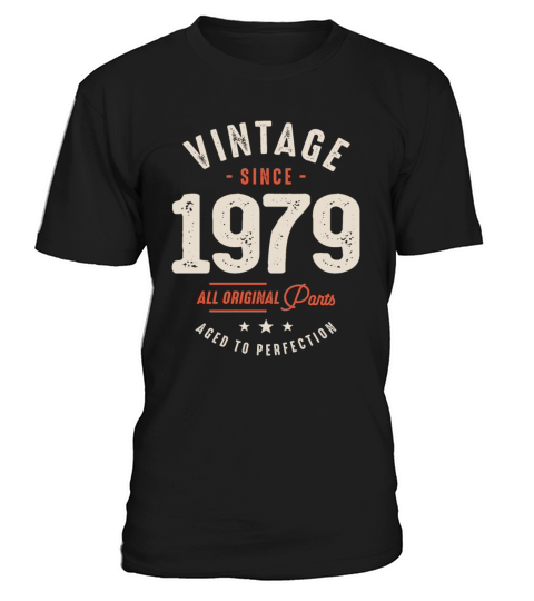 Vintage Since 1979 - 43rd Birthday Retro T-Shirt Unisex