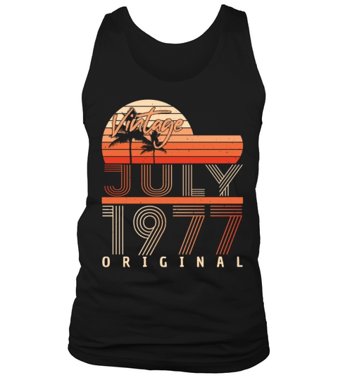 1977 July Vintage Tank Top Unisex