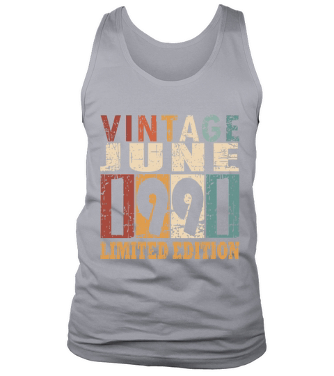 1991 vintage born in June gift Tank Top Unisex