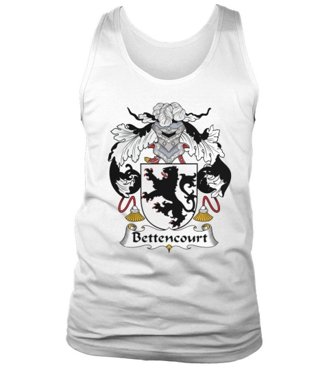 Bettencourt Family Crest Portuguese Family Crests Tank Top Unisex