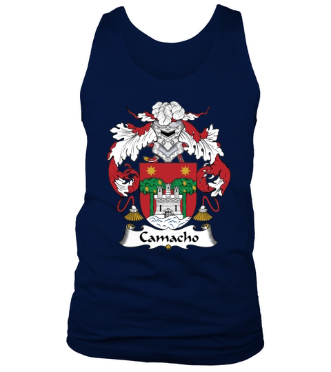 Camacho Family Crest Portuguese Family Crests Tank Top Unisex