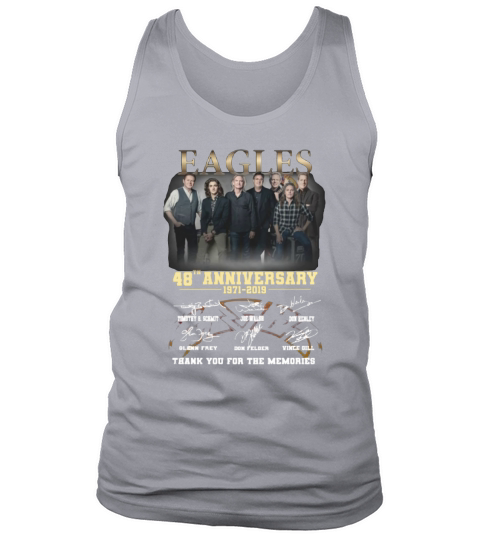 Eagles 48th anniversary 1971-2019 thank you for the memories shirt Tank Top Unisex