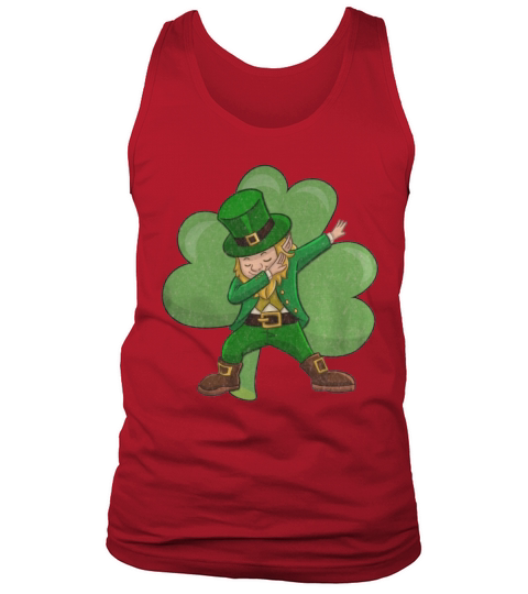 Funny Dabbing Leprechaun St Patricks Day Tank Top Unisex