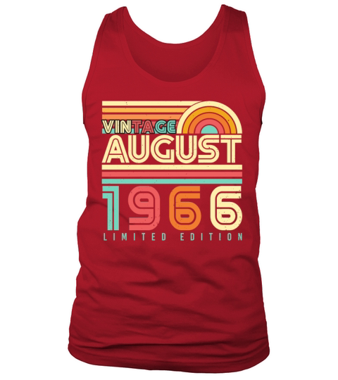 Limited Edition 1966 August Tank Top Unisex