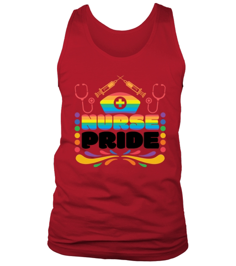 Nurse Pride Stethoscope Lesbian Gay LGBTQ Tank Top Unisex