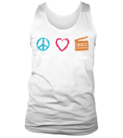 Peace Love Film Tank Top Unisex