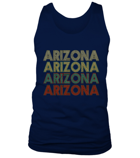 Retro America State Flag Vintage Arizona Tank Top Unisex