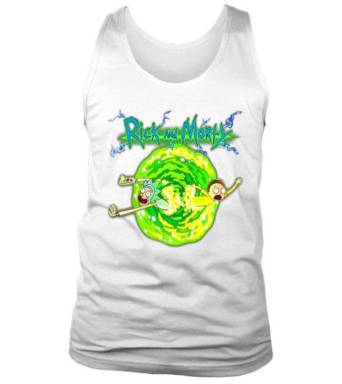 RICK &amp;amp; MORTY PORTAL GLOW LIGHTNING LOGO Tank Top Unisex
