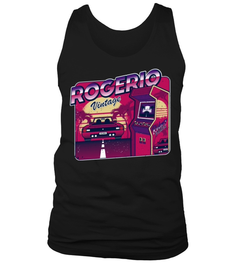 Rogerio - Personalized Vintage Gamer 80s 90s Tank Top Unisex