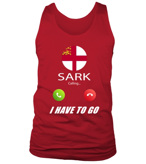 Sark is calling Is calling Flag Saying Tank Top Unisex