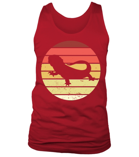 Vintage Retro Bearded Dragon Tank Top Unisex
