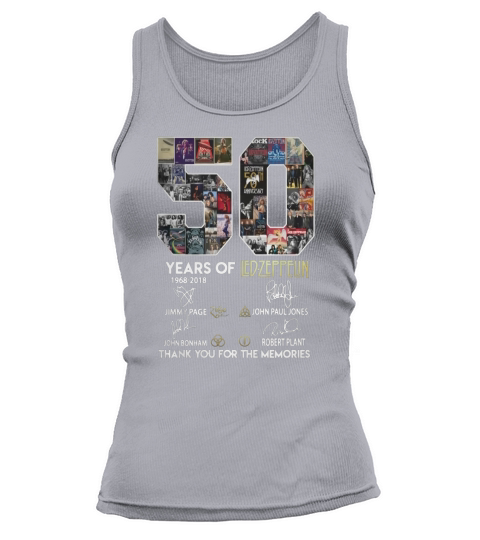 50 Years Of LedZeppelin Thank You For The Memories - Coffee Mug (colored) Tank top Woman
