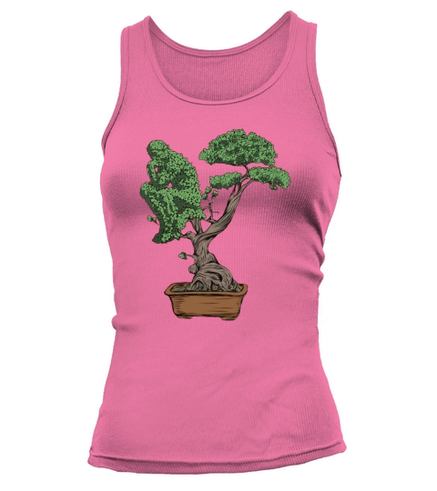 BONSAI THINKING FUN BONSAI GEEKCOO LHAPPINESS HUMAN NATURE SCULPTURE THINKER TREE Tank top Woman
