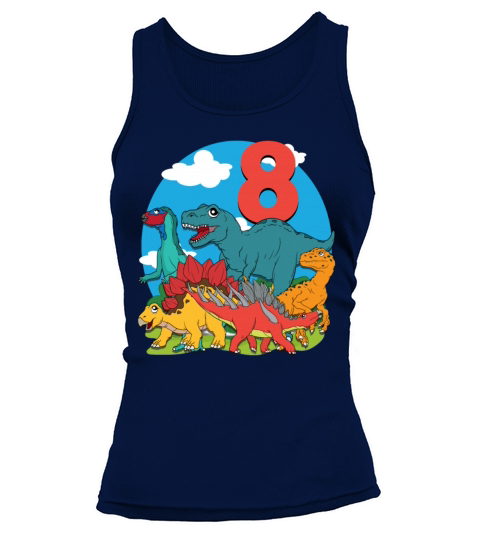Dinosaur Dinosaur Paradise For Ages 8 Tank top Woman