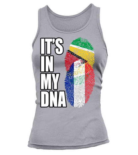 Guyanese And French Mix Heritage DNA Flag Tank top Woman
