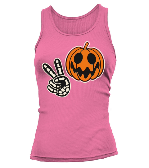Halloween Pumpkin Skeleton Tank top Woman