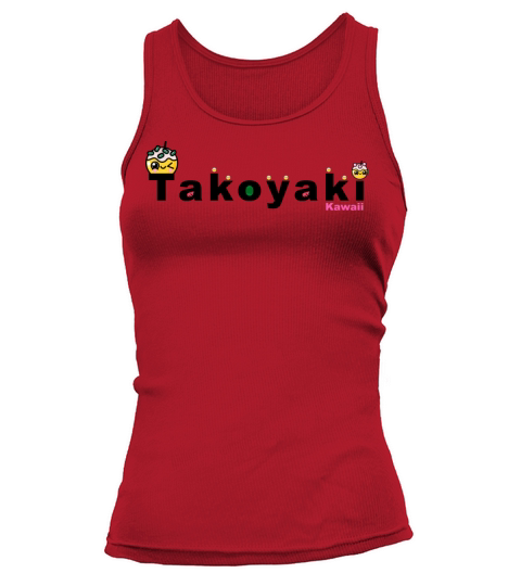 Kawaii Takoyaki Cute Japanese Food Vintage Design Tank top Woman