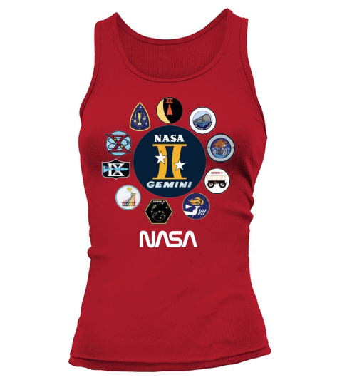 Project Gemini Missions Patch Badge NASA shirt Tank top Woman