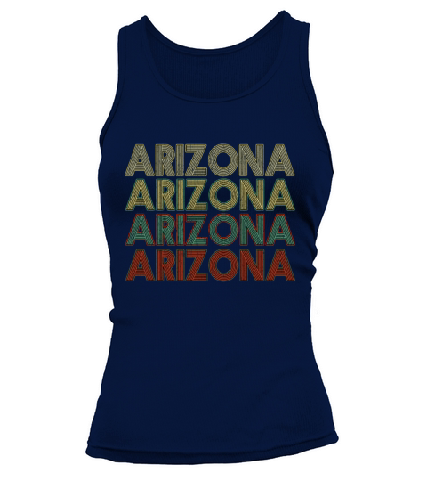 Retro America State Flag Vintage Arizona Tank top Woman