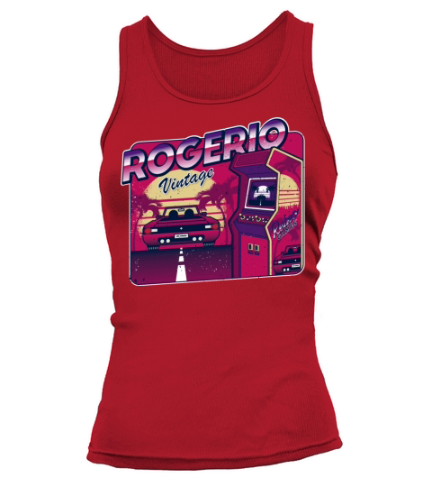 Rogerio - Personalized Vintage Gamer 80s 90s Tank top Woman