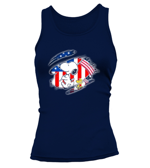 SNOOPY FLAG Tank top Woman