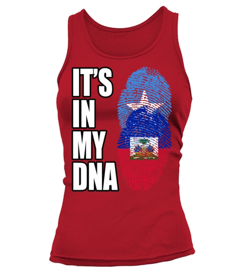 Somali And Haitian Vintage Heritage DNA Flag Tank top Woman