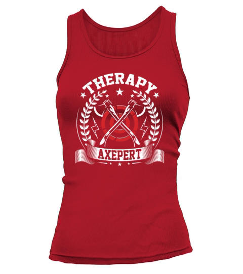 Therapy Axepert - Funny Axe Throwing Throwers Axe Tank top Woman