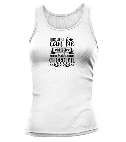 This Witch Can Be Bribed With Chocolate Halloween Costume Tank top Woman