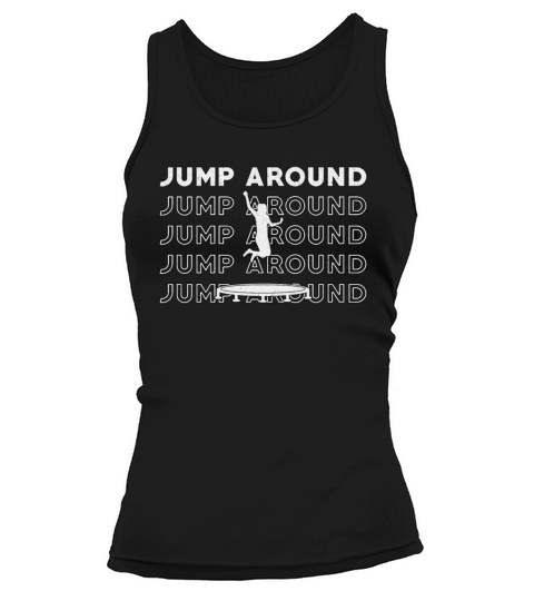 Trampoline Jump Around Gymnast Sport Trampolining Tank top Woman