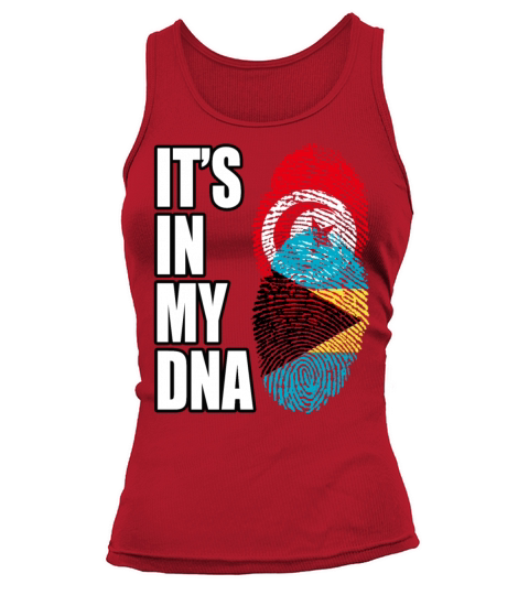 Tunisian And Bahamian Mix Heritage DNA Flag Tank top Woman