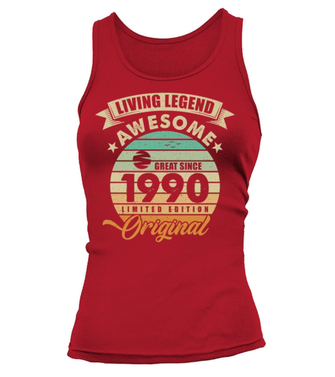 Vintaga 1990 Birthday Tank top Woman