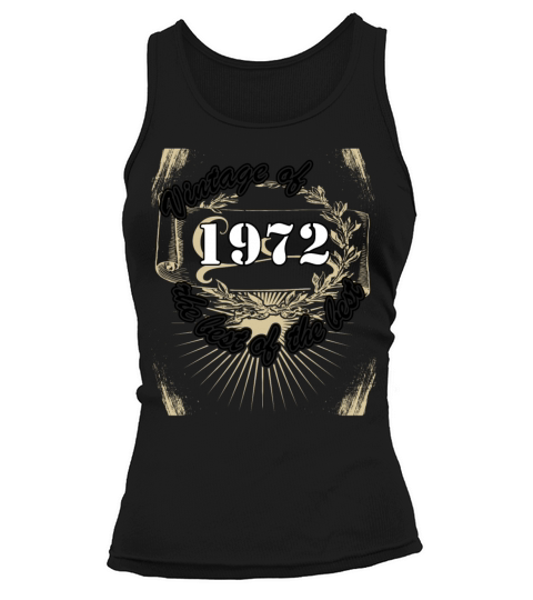 Vintage 1972 Birthday Saying Retro 50 Years Tank top Woman