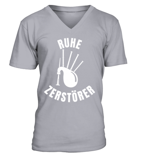 Bagpipe Bagpiper Gift V-Neck T-shirt