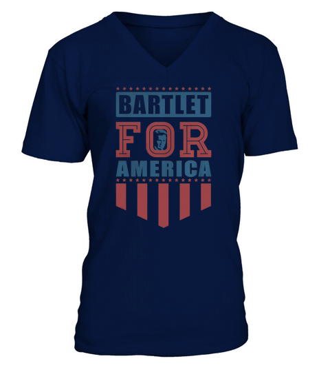 BARTLET FOR AMERICA T-Shirt V-Neck T-shirt