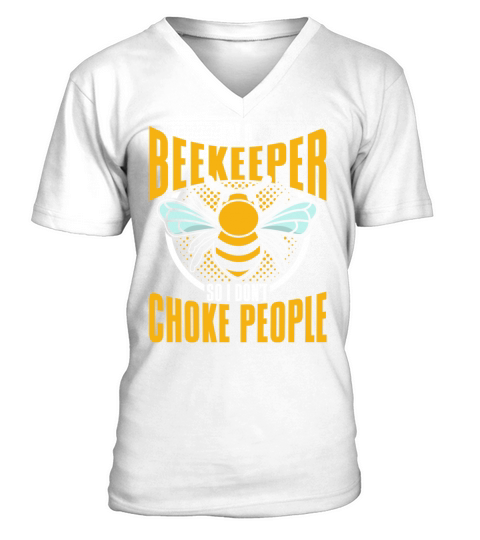 Beekeeping Apiculturist Bee Support Beekeeper V-Neck T-shirt