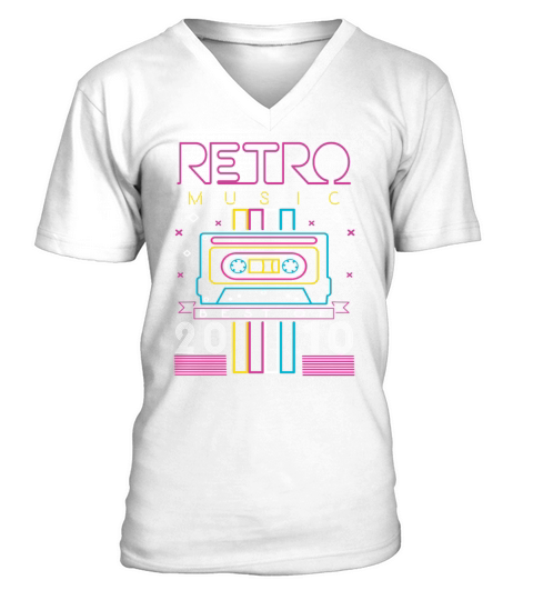 Best Of 2010 Retro Cassette Vintage Birthday V-Neck T-shirt