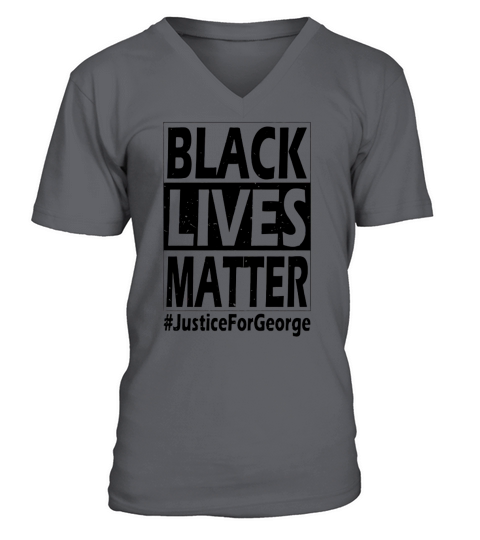 george floyd black lives matter V-Neck T-shirt