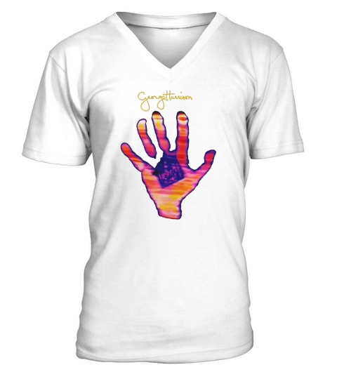 George Harrison - The Beatles musician Tshirt V-Neck T-shirt
