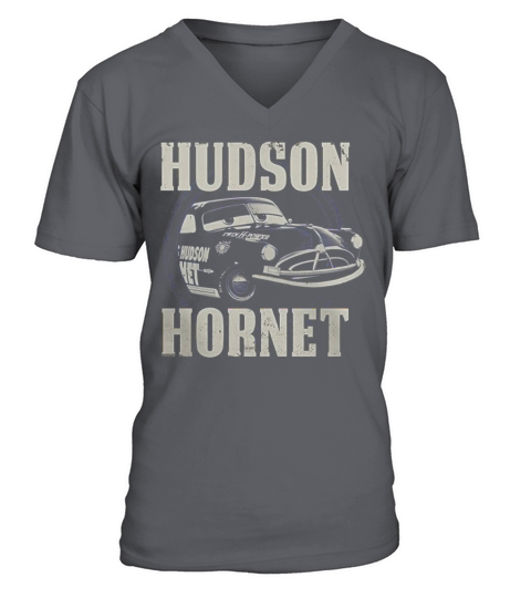 Hudson Hornet Badge Graphic T-Shirt V-Neck T-shirt