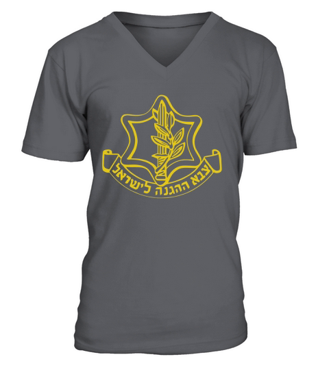 IDF T-Shirt Israeli Army. Zahal Israel Defense Forces V-Neck T-shirt
