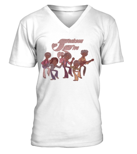 JACKSON FIVE V-Neck T-shirt